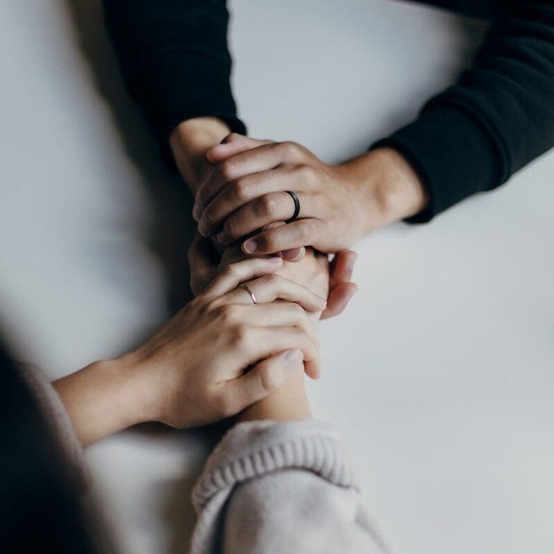 Banner background image - holding hands